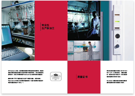 Wesemann International · Chinesisch · Broschüre · Übersetzung und Fremdsprachensatz