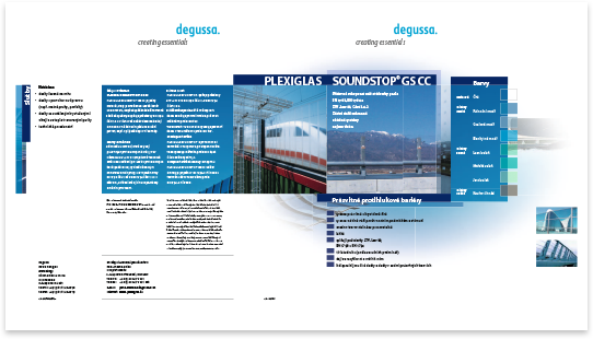 Degussa · Tschechisch · Flyer · Fremdsprachensatz